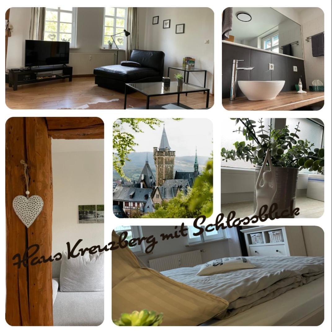 Haus Kreuzberg Mit Schlossblick Leilighet Wernigerode Eksteriør bilde